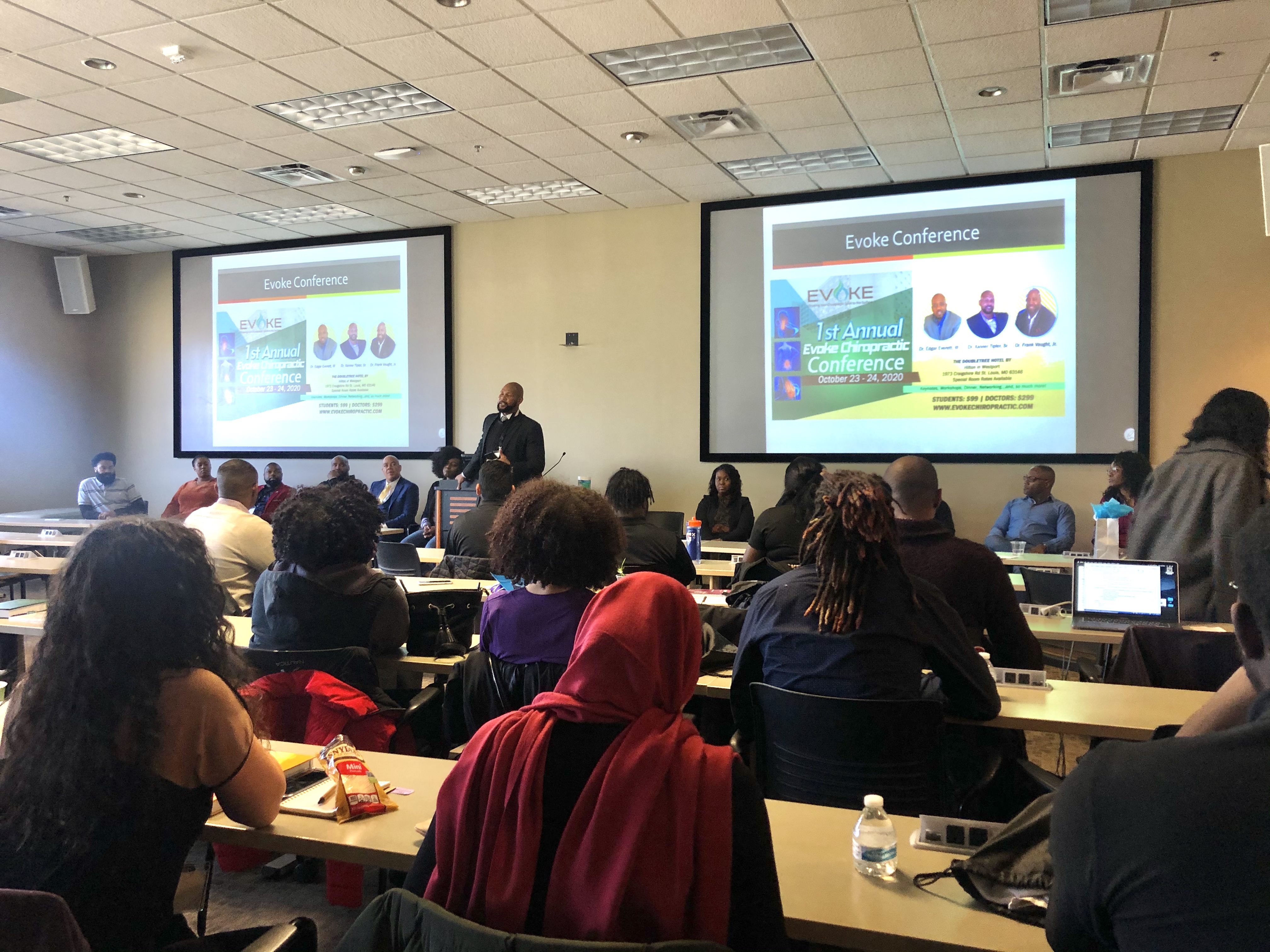 NUHS Student American Black Chiropractic Association attending conference