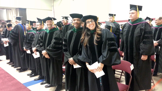 faculty celebrates august graduation