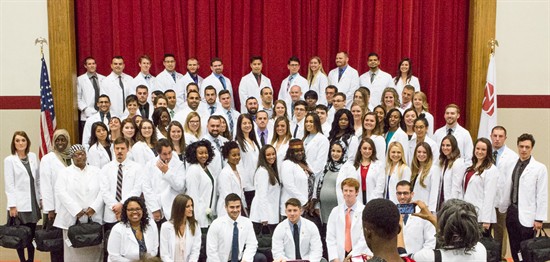White Coat Ceremony graduates