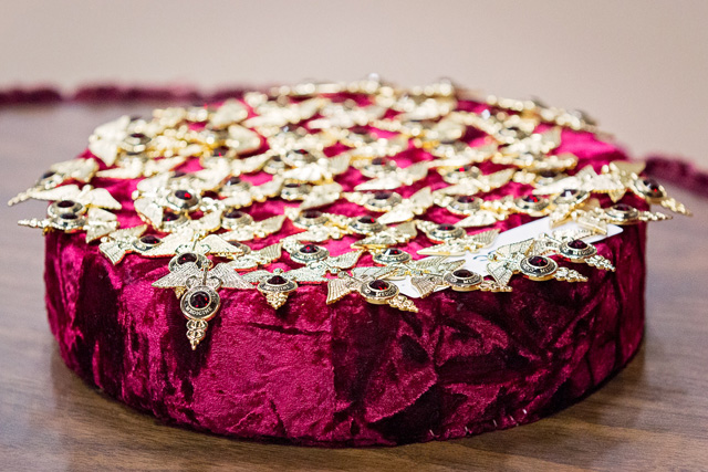 pin cushion with symbolic doctors pins for white coat ceremony
