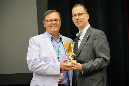 Dr. Thomas D. Stotz awarded Outstanding Alumnus of the Year