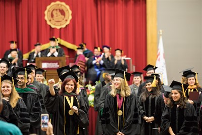 NUHS graduates at commencement