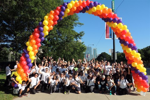 NUHS AOM Club at ILAAOM 5k walkathon