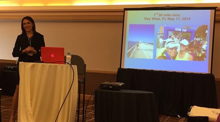 Anya Hughes, student, sharing her story