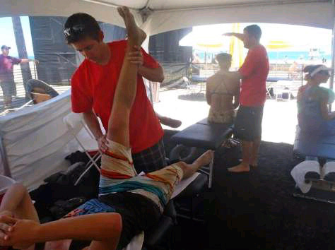 nuhs florida students volunteer sports event