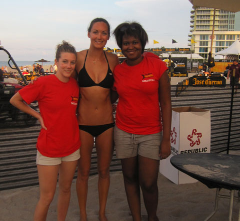 nuhs florida volunteers major sports event volleyball star