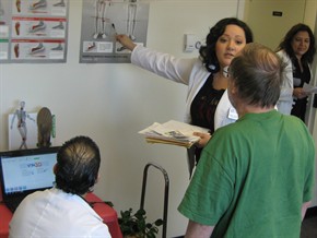 nuhs aurora interns heart health awareness community event