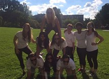 dc interns human pyramid oak park race