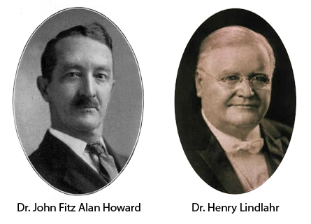 national university historial photo dr fitz alan howard dr henry lindlahr