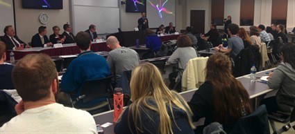 State chiropractic associations present at student panel