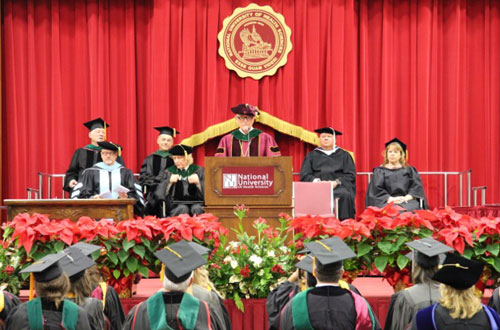 president winterstein commencement ceremony