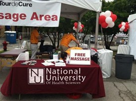 dc interns volunteer tour de cure