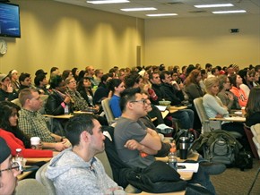 NUHS lecture hall vaccine debate