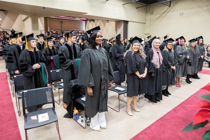 NUHS graduates at commencement ceremony