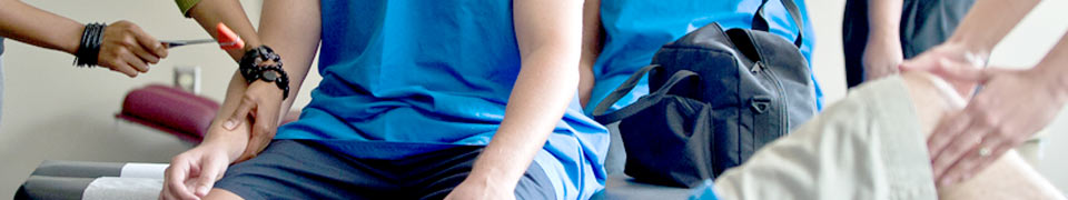 nuhs students practicing chiropractic medicine