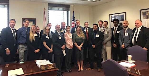 NUHS students in group photo with Florida lawmakers