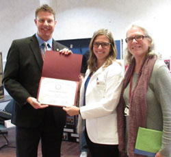 Alicia Irvin with NUHS faculty