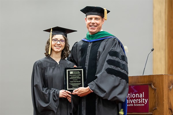 Ivylyn Paul-Van Os and Dr. Daniel Strauss