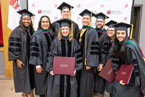 NUHS graduates at commencement ceremony