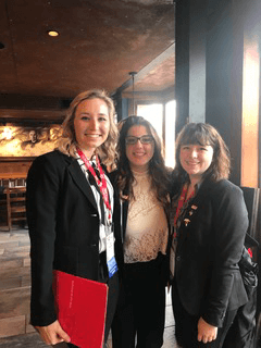 doctor of chiropractic student Alli Totzke with friends