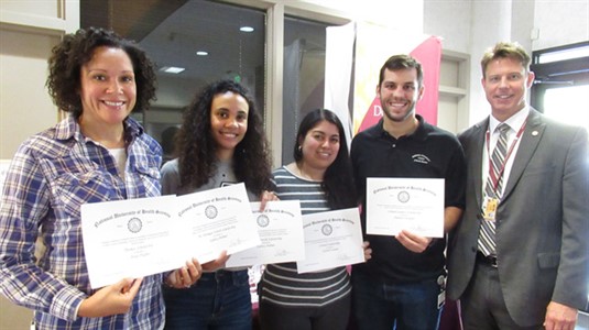 Daniel Strauss, DC with Florida scholarship winners