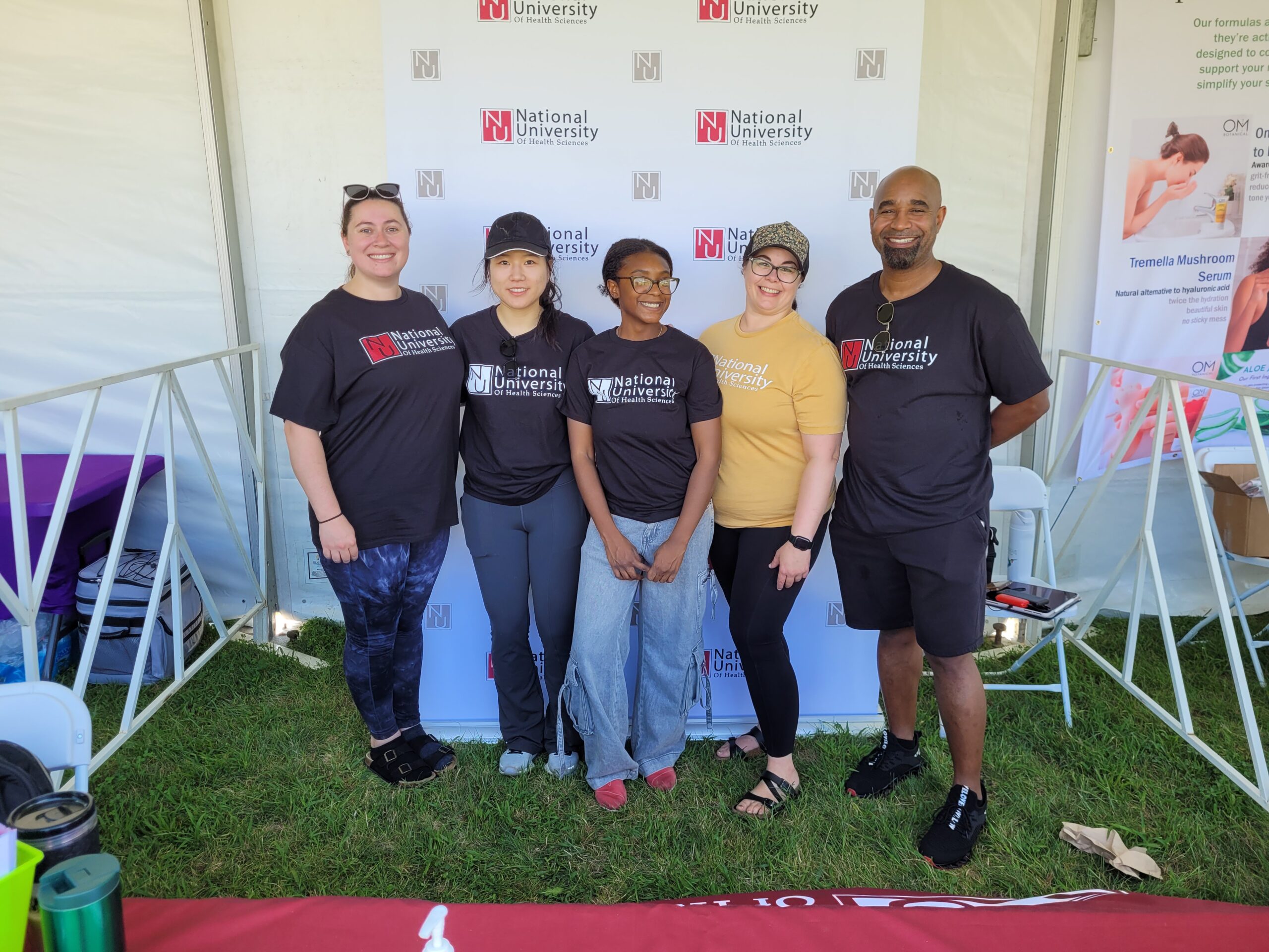 NUHS Team at Veggie Fest