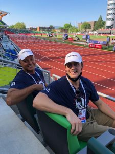 Dr. Guadagno and Michael Stern at Olympic trials