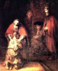 Image of Rembrandt's painting The Return of the Prodigal Son