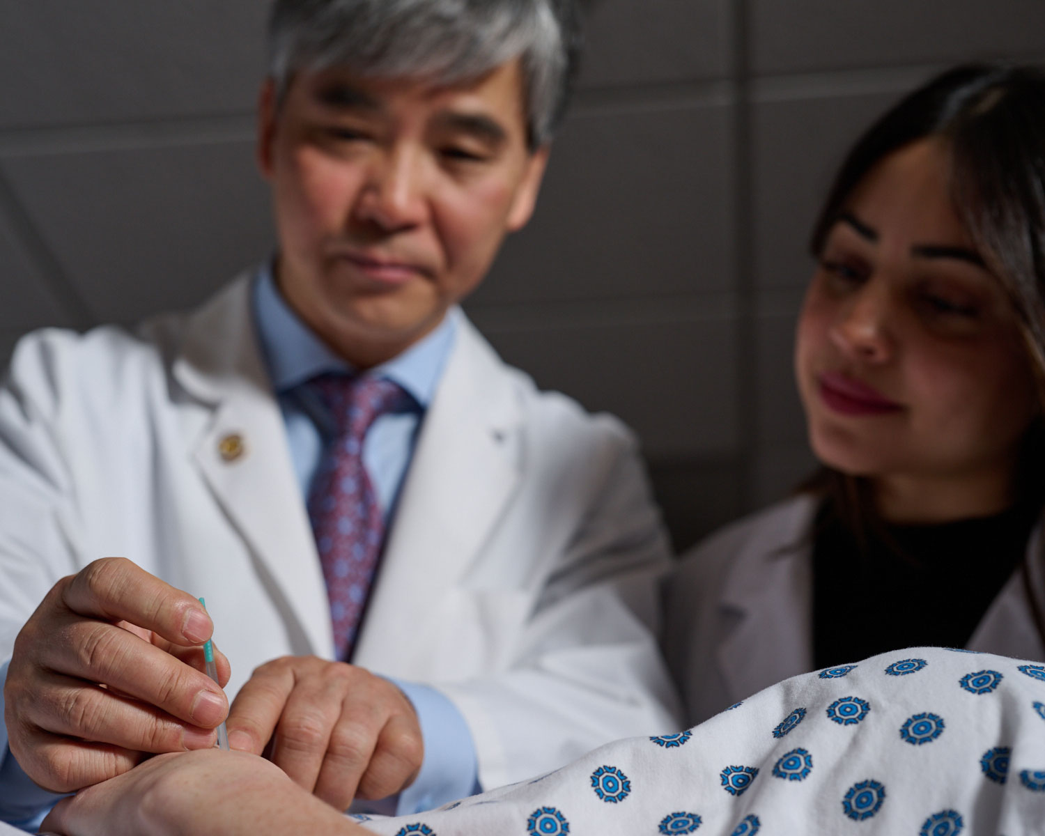 AC instructor demonstrating for student