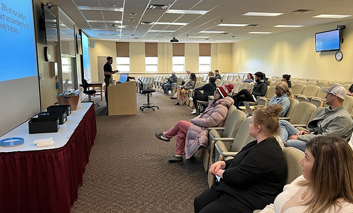 students listening in functional medicine class