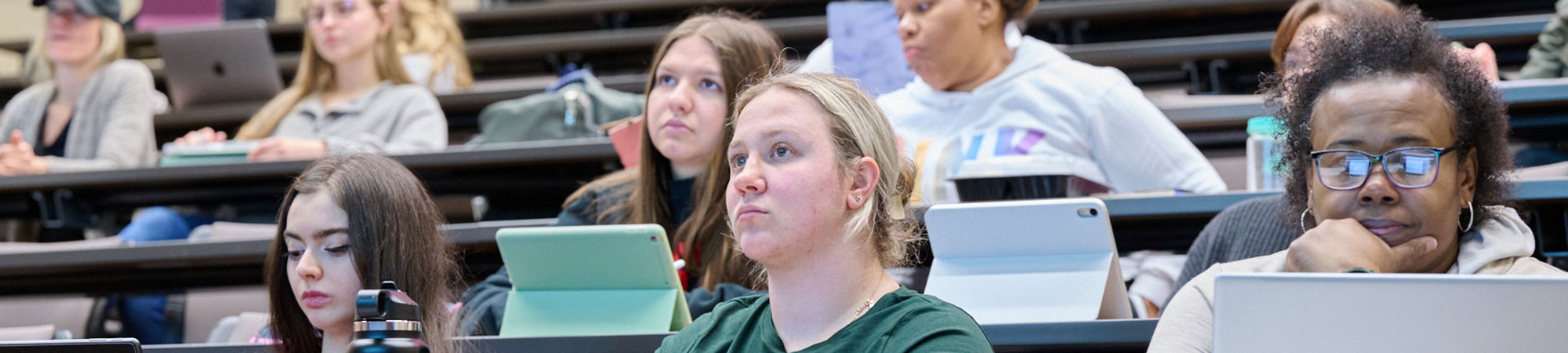 students in lecture hall