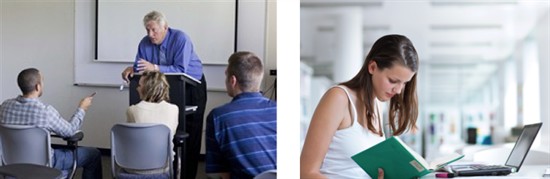 On -campus ,online Learning